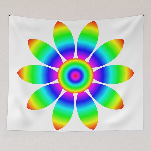 Item preview, Rainbow Flower Design designed and sold by fantasytripp.
