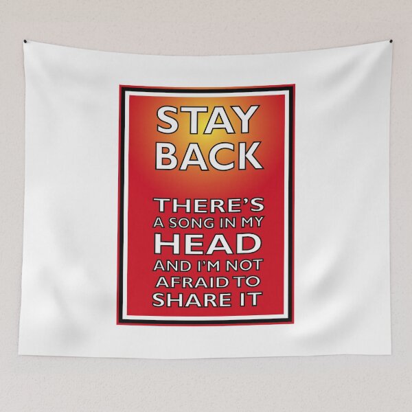 Item preview, Stay Back designed and sold by HenryGaudet.