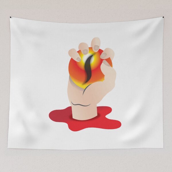 Item preview, Hand grasping an orb with a tigers eye designed and sold by jazzydevil.