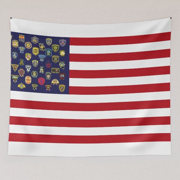 Item preview, State Trooper, Highway Patrol, State Police, USA Law Enforcement Flag designed and sold by worn.