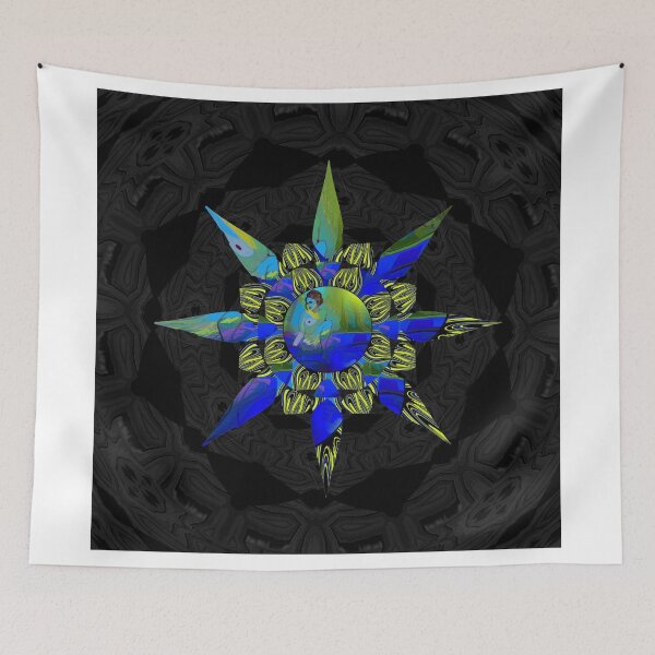 Item preview, Blue nude with flower petals designed and sold by Sarah Curtiss.