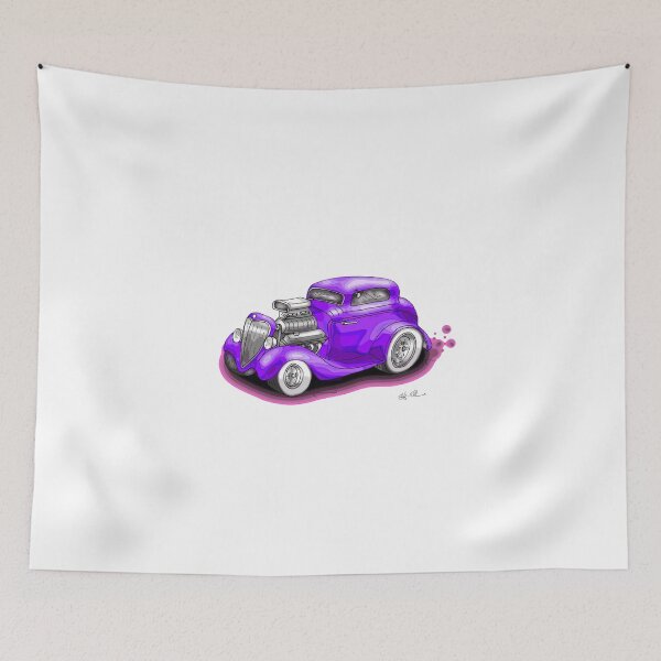 Item preview, HOT ROD BEAST PURPLE designed and sold by squigglemonkey.