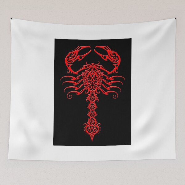 Item preview, Red and Black Tribal Scorpion designed and sold by JeffBartels.