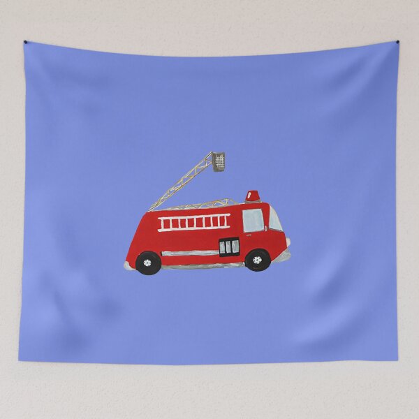 Item preview, Unique red firetruck design designed and sold by MNA-Art.