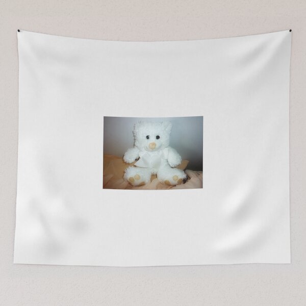Item preview, Christmas gift -  Lovely WhiteTeddy in A Basket designed and sold by EdsMum.