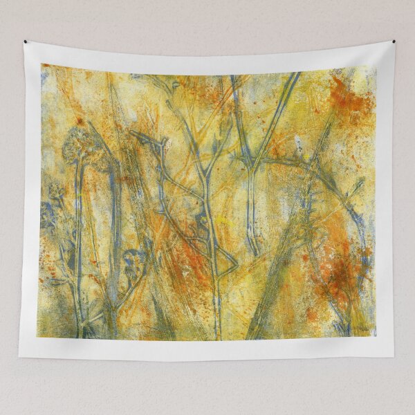 Item preview, The Dangers of Fire Native Grasslands  Monoprint 1 designed and sold by Heatherian.