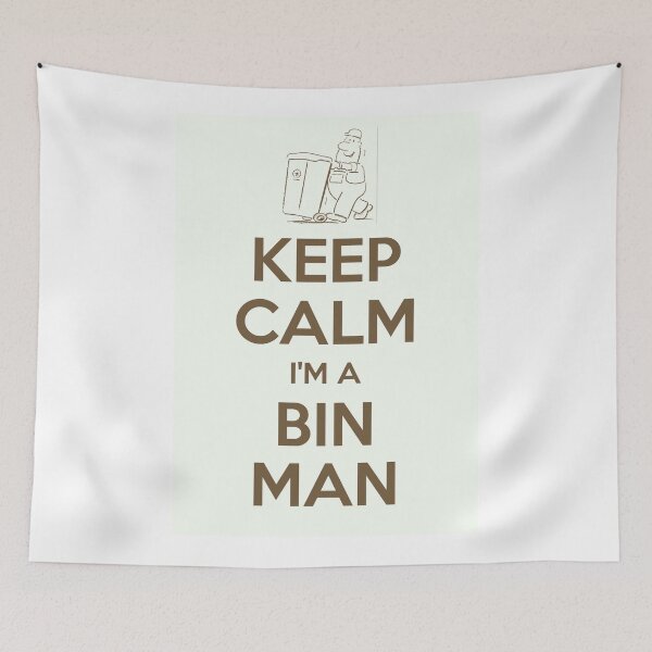 Item preview, Keep calm, I'm a bin man designed and sold by Dis-An-Dat.
