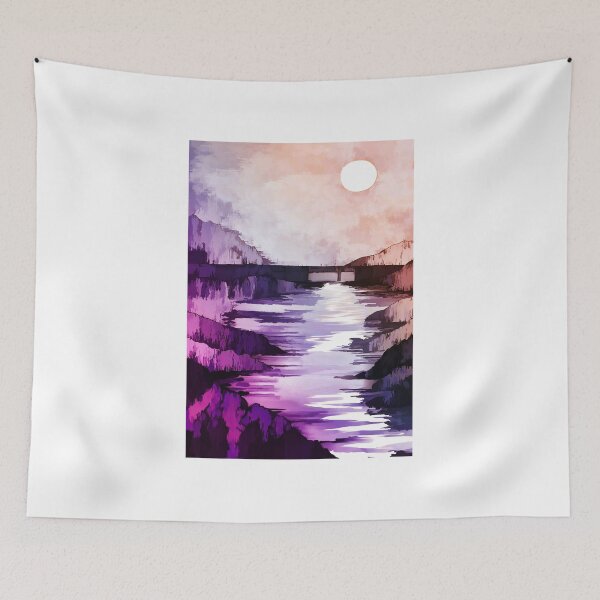 Item preview, Moon Rising over the River Adur (Shoreham, West Sussex) designed and sold by christo65.