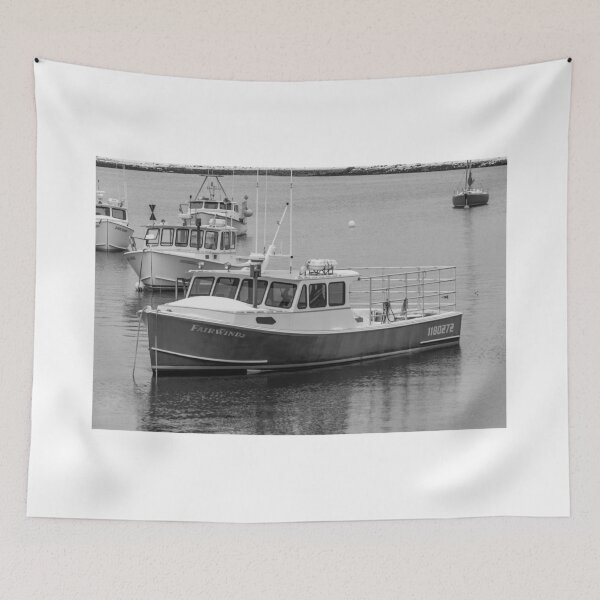 Item preview, New England Lobster Boats Winter Time designed and sold by TKPhotos.