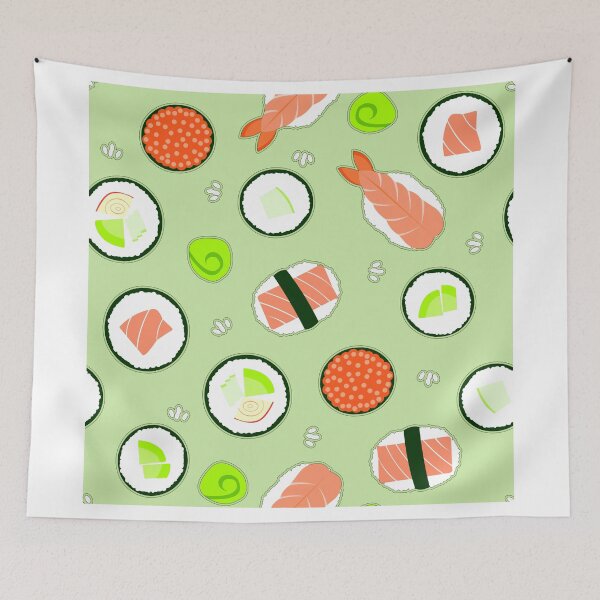 Item preview, Sushi Pattern Green designed and sold by JannaSalak.