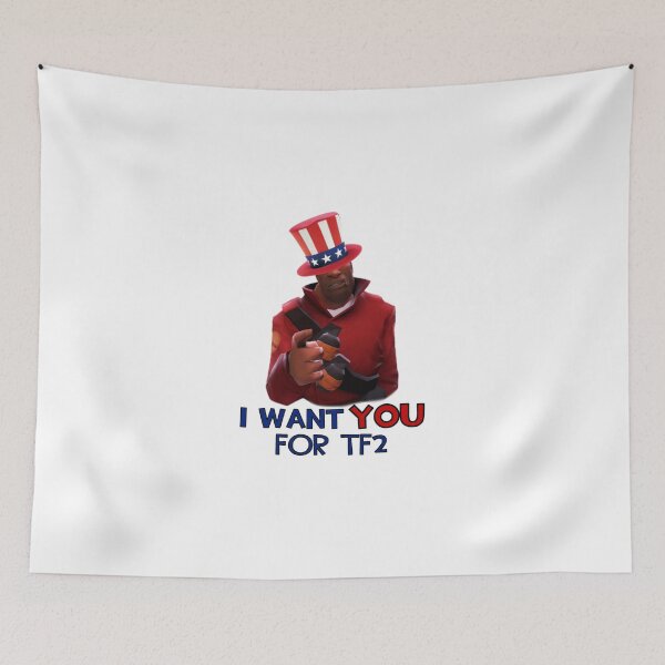 Item preview, I want you for TF2! - Team Fortress 2 designed and sold by oddworldcrash.