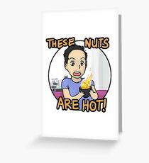 Hot Nuts Greeting Card