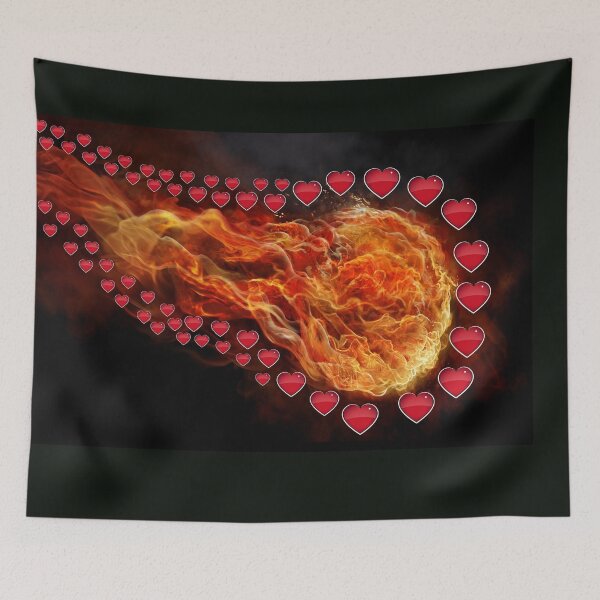 Item preview, Fiery Love King Size Duvet Cover designed and sold by Gotcha29.