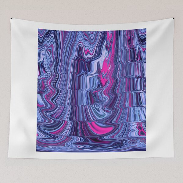 Item preview, Bold Blue and PInk Abstract Flow designed and sold by adriturner.