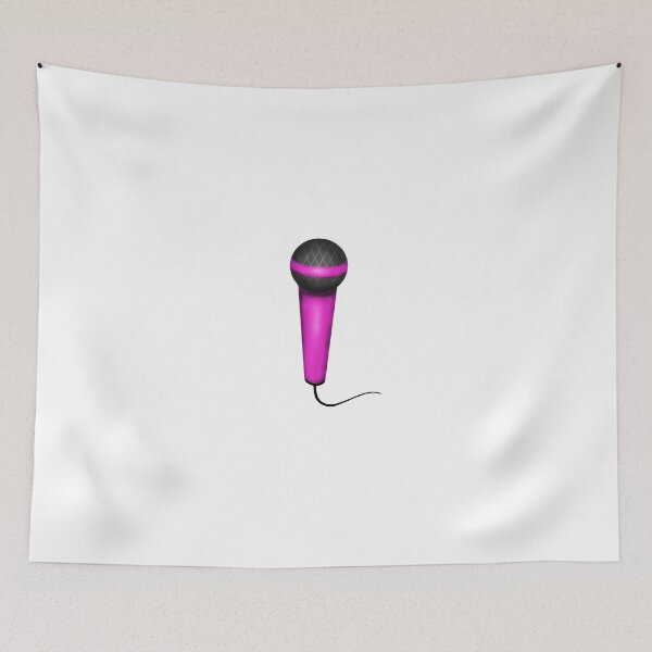 Item preview, Pink & Black Microphone designed and sold by BeachBumFamily.