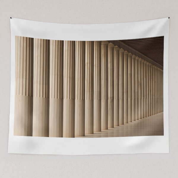 Item preview, Stoa of Attalos marble colonnade and ceiling designed and sold by Nick Dale Photography.