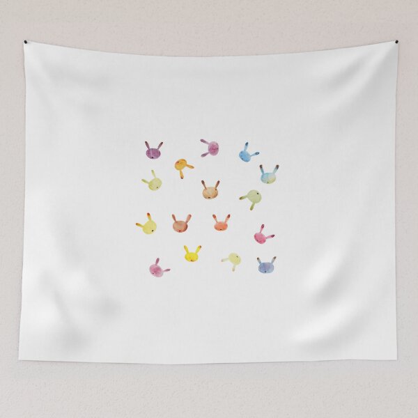 Item preview, Colorful bunnies designed and sold by jjsgarden.