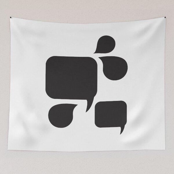 Item preview, Black chalkboards speech bubbles  designed and sold by jazzydevil.