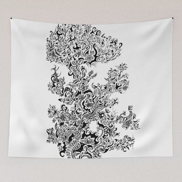 Item preview, Trippy flower pattern designed and sold by Emilie Desaunay.