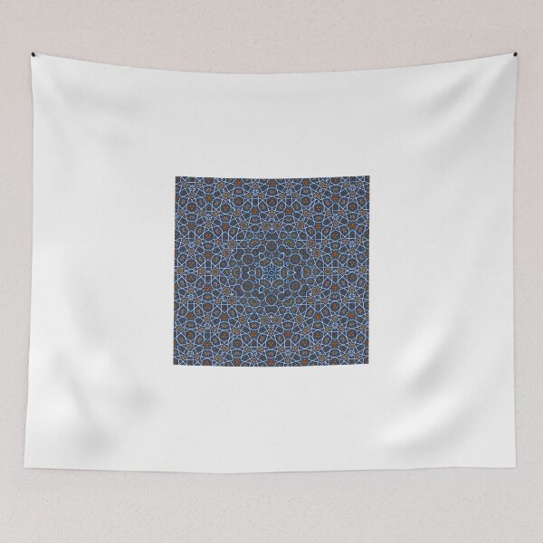 Aperçu de l'œuvre arabesque bleue créée et vendue par tarexayed.