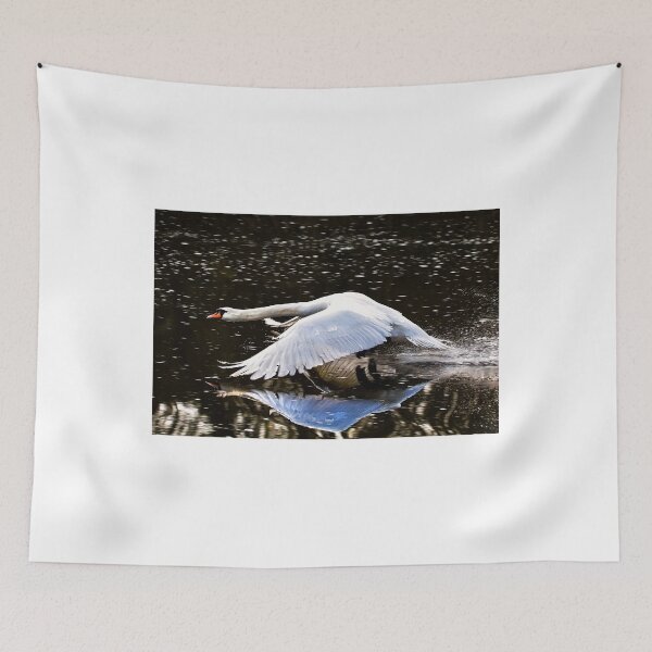 Item preview, Mute Swan in flight designed and sold by Violaman.