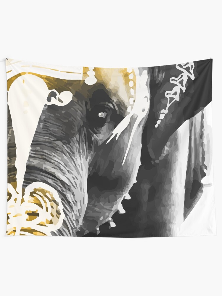 Buddhist Elephant Tapestry By Maioriz Redbubble