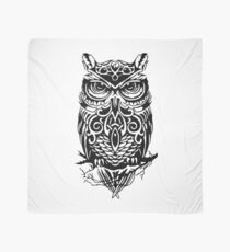 Tribal Tiger Owl Scarf