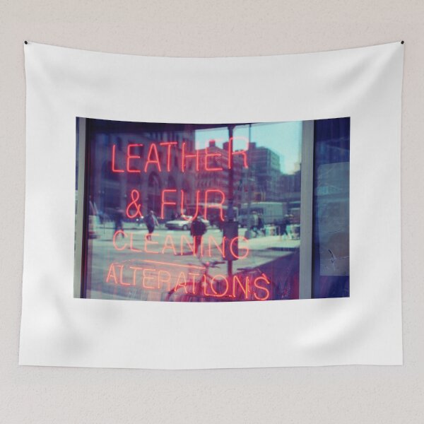 Item preview, Dry cleaning neon sign, store window in NYC designed and sold by Reinvention.