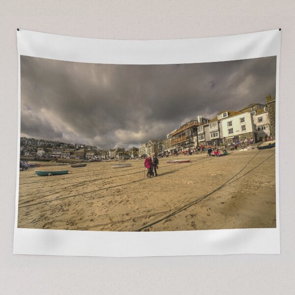 Aperçu de l'œuvre Stormy Sky's at St Ives créée et vendue par hawkie.