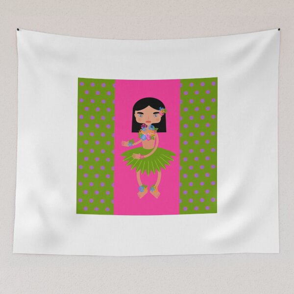 Item preview, Hawaiian dancer with hibiscus designed and sold by MariaFernandes.