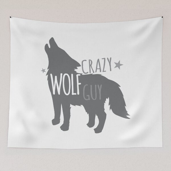 Item preview, Crazy Wolf Guy designed and sold by jazzydevil.