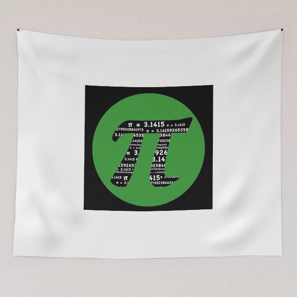 Item preview, Pi Day graphic in green and black  designed and sold by Marianne Campolongo.