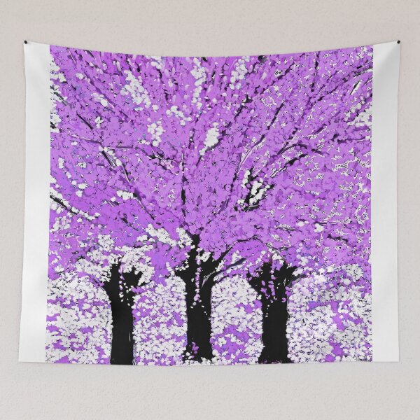 Item preview, Trees are Purple Oil Painting designed and sold by Overthetopsm.