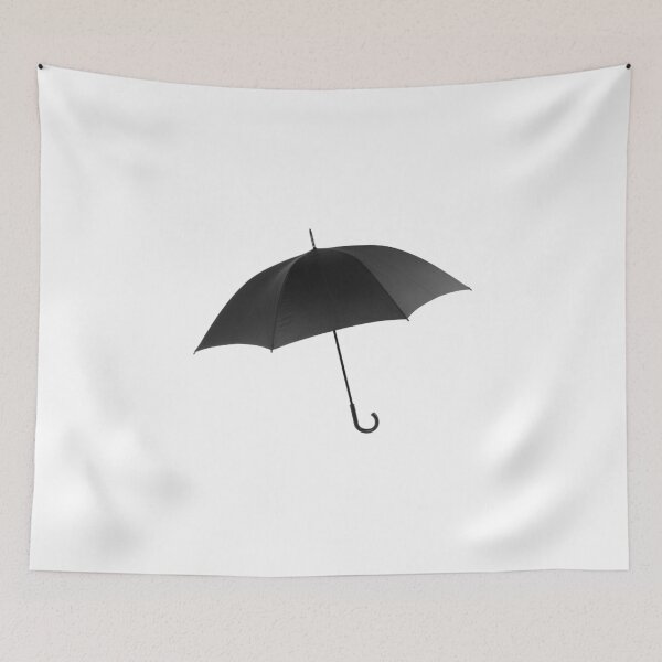 Item preview, One black open umbrella designed and sold by Arletta Cwalina.