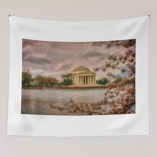 Item preview, Dawn Over The Jefferson Memorial designed and sold by Lois  Bryan.