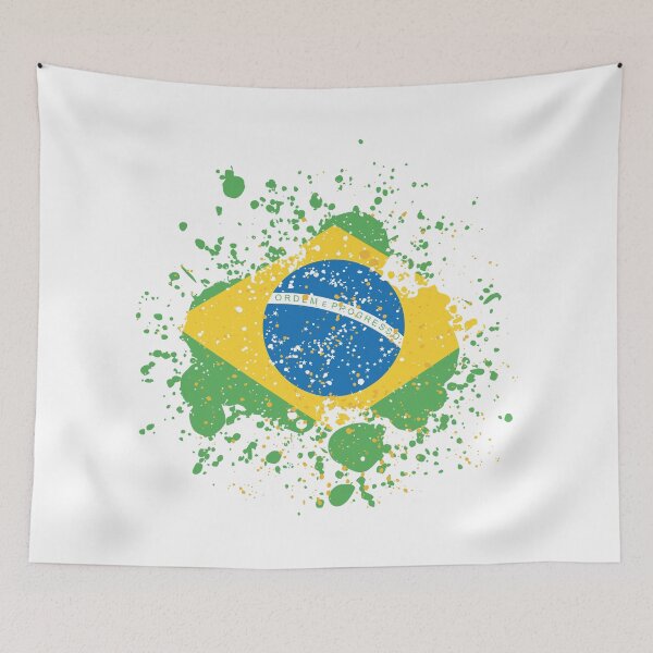 Item preview, Grunge Brazilian Flag designed and sold by jamieleeart.