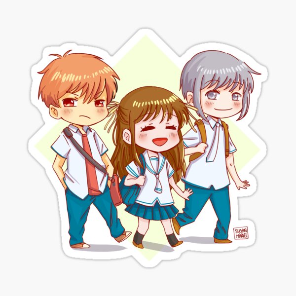 Fruits Basket Christmas Stickers