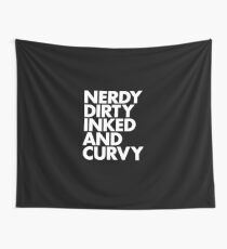 Tela decorativa TINTA SUCIA NERDY Y CURVY