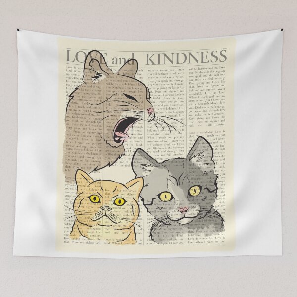 Item preview, Love and kindness cats experiment designed and sold by jazzydevil.