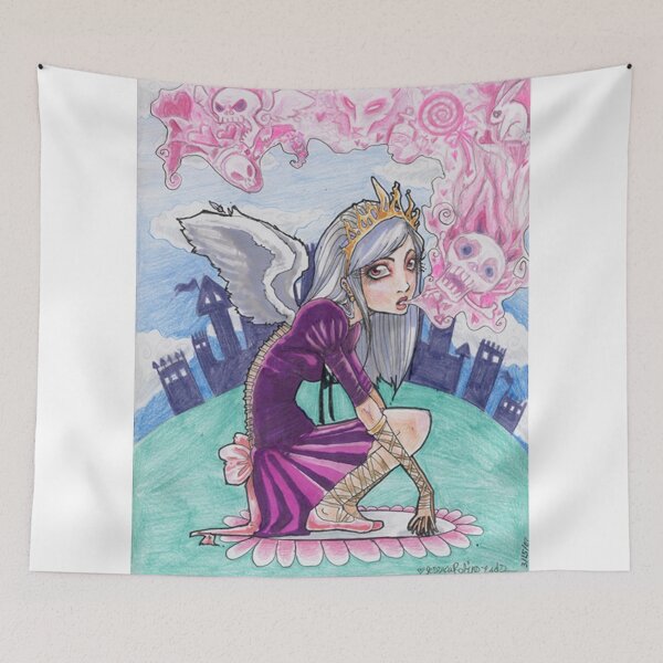Item preview, Fairytale inspired princess with pink smoke designed and sold by IroPeji.