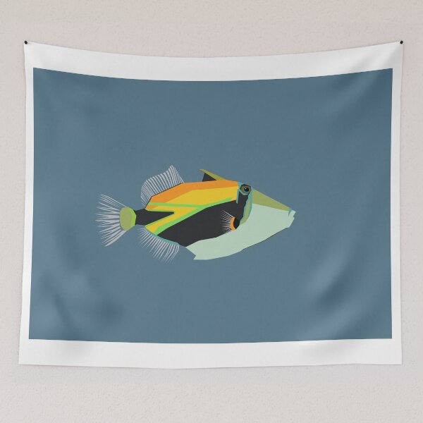 Item preview, humuhumunukunukuapua'a Hawaiian reef fish designed and sold by PatinoDesign.