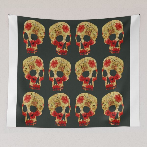 Item preview, Flower Skull designed and sold by simoneridi.