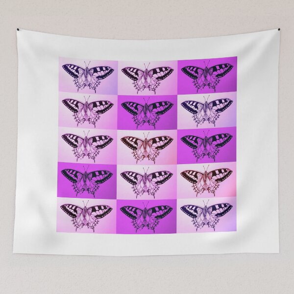 Aperçu de l'œuvre Pink and Purple butterflies créée et vendue par cathyjacobs.