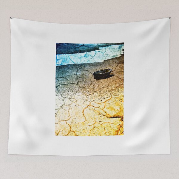 Item preview, Boat on a Cracked Shore (Adur, Shoreham, West Sussex) designed and sold by christo65.