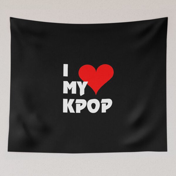 Item preview, I LOVE MY KPOP - BLACK designed and sold by Kpop Seoul Shop.