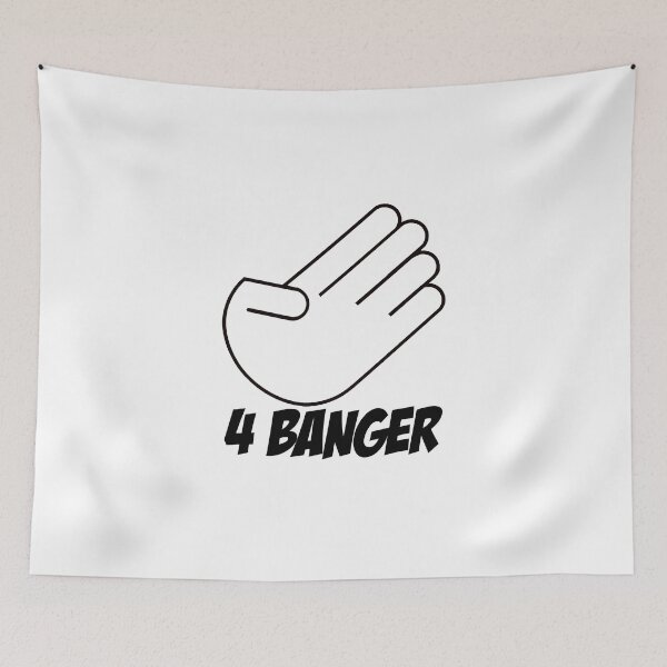 Item preview, 4 Banger Decal (White) designed and sold by harrison44.
