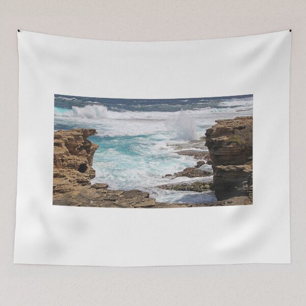 Item preview, Rocks And Breaking Waves - West Point Rottnest Island WA designed and sold by Colin  Williams Photography.