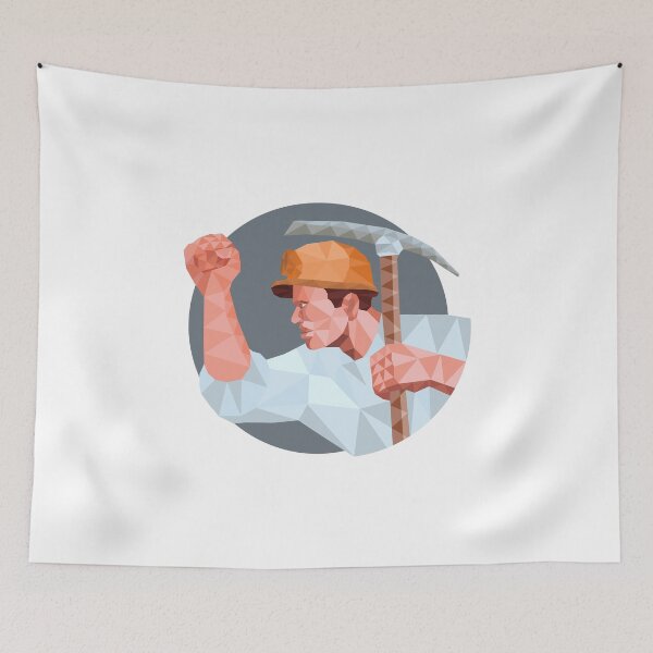 Item preview, Coal Miner Pick Axe Fist Low Polygon designed and sold by patrimonio.