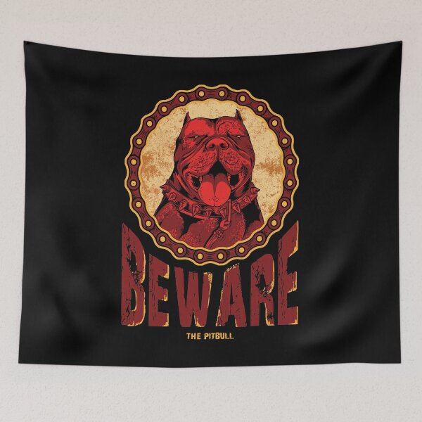 Item preview, BEWARE THE PITBULL designed and sold by buds666.