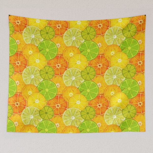 Item preview, Citrus Fruit Splash Duvet Cover designed and sold by Gotcha29.